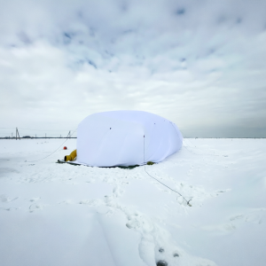 Бескаркасная палатка  21х6х5 м